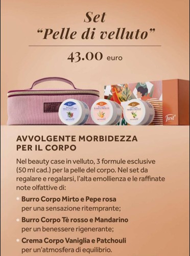 Just pelle velluto set - pelle, di