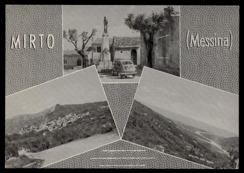 Cartolina mirto monumento - cartolina, ai